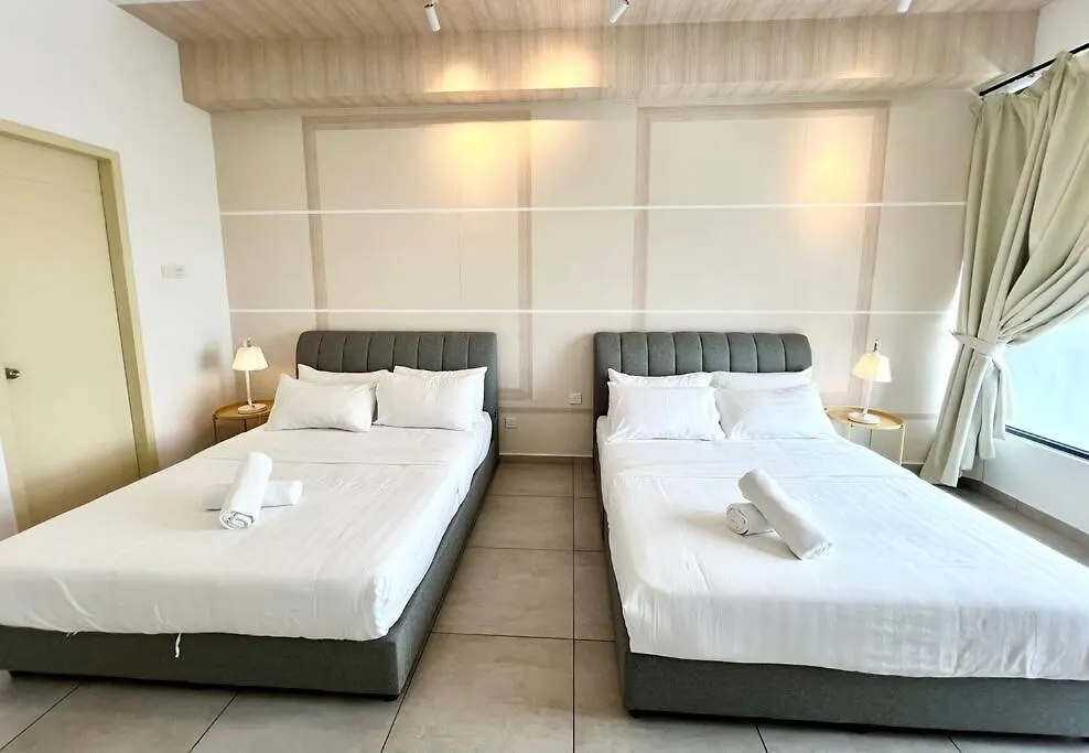 Melaka Atlantis 2Br-8Pax-Cityview-Wifi アパート Malacca