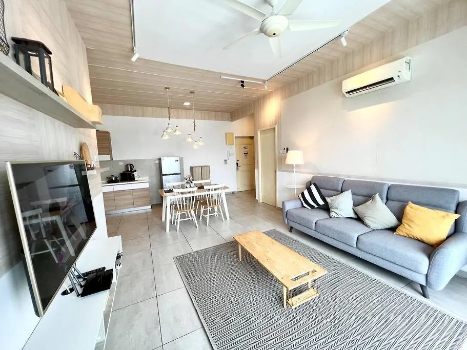Melaka Atlantis 2Br-8Pax-Cityview-Wifi アパート